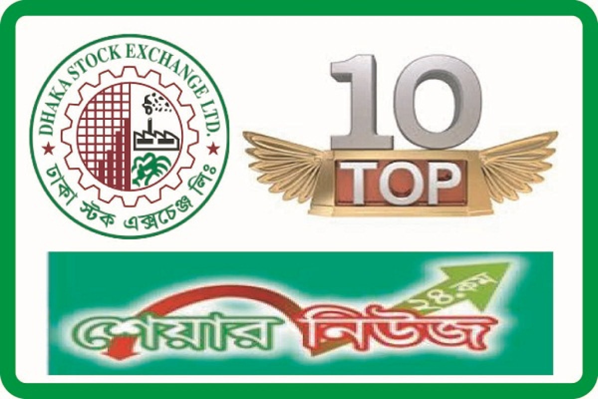 ২৫ আগস্ট লেনদেনের শীর্ষ ১০ শেয়ার